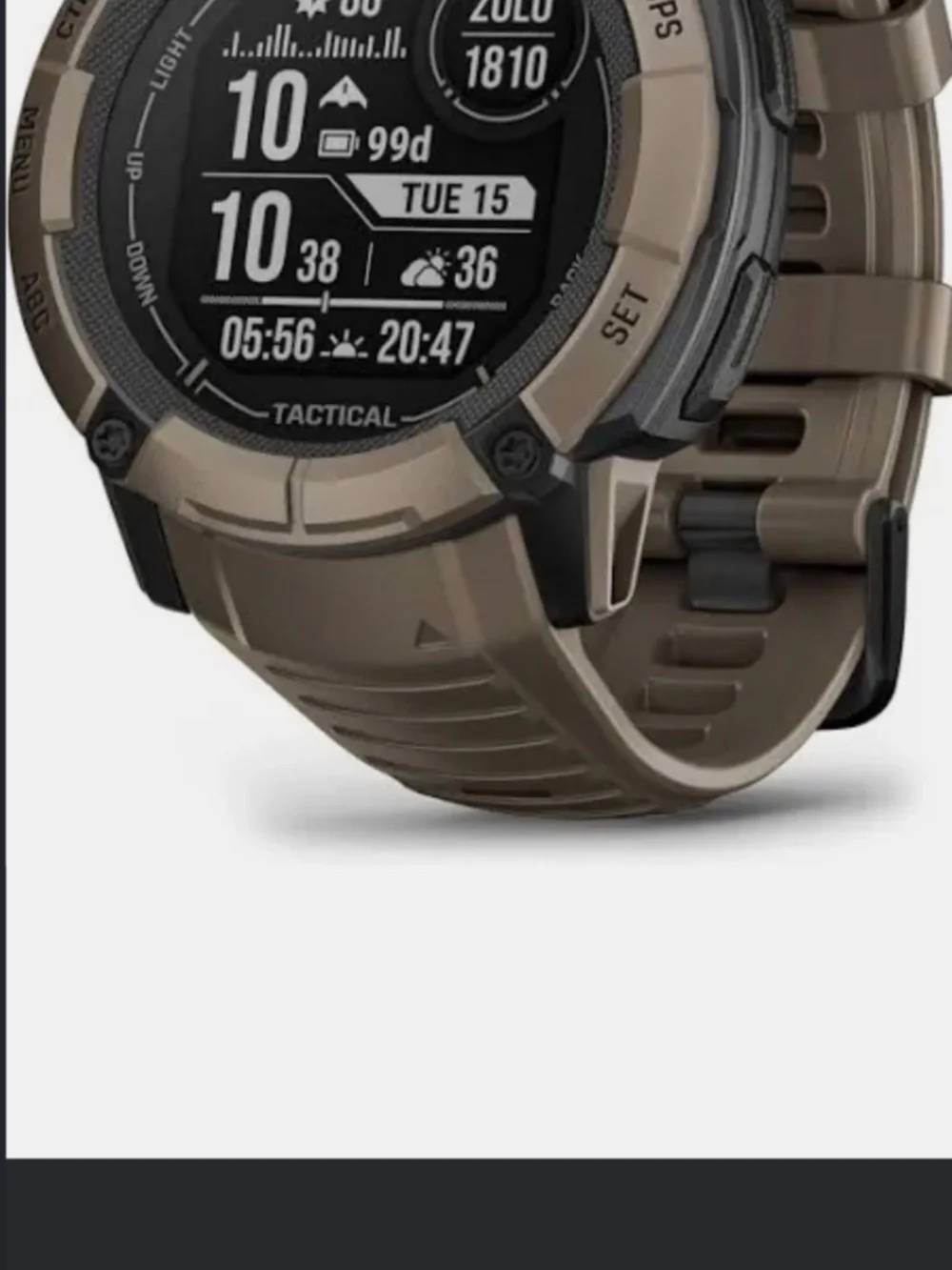 garmin instinct 2x tactical solar